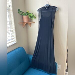 DISSH Mock Neck Mesh Dress